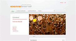 Desktop Screenshot of comaband.ch