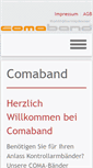 Mobile Screenshot of comaband.ch
